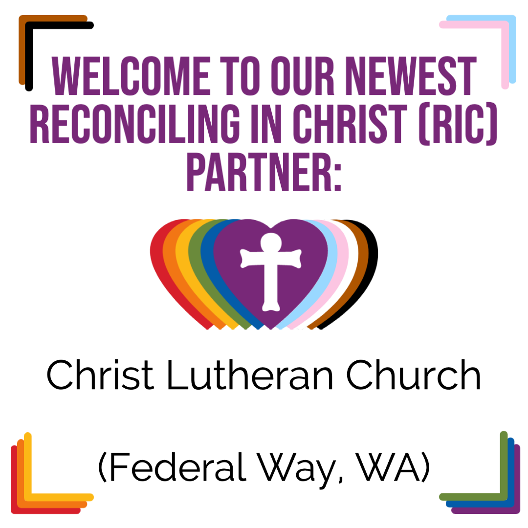 A New RIC Community: Christ Lutheran Church (Federal Way, WA ...