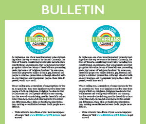 Bulletin Insert