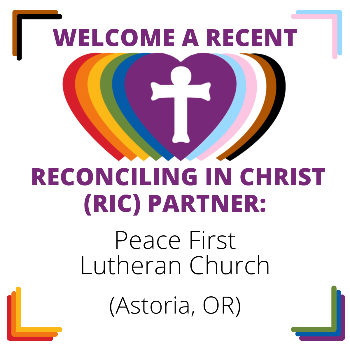 Peace First A Recent RIC Community: Peace First Lutheran Church (Astoria, OR ...